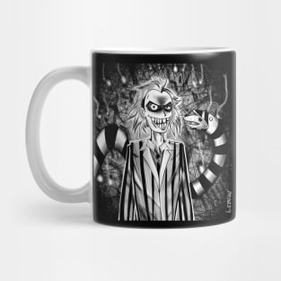 bettlejuice in dark underwold hell arts Mug